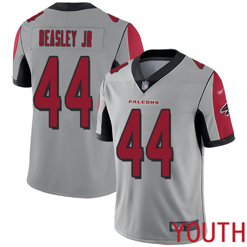 Atlanta Falcons Limited Silver Youth Vic Beasley Jersey NFL Football #44 Inverted Legend->women nfl jersey->Women Jersey